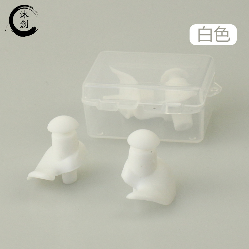 Natación tapones para los oídos de silicona tapones para los oídos impermeables natación caja espiral tapones para los oídos adultos baño de buceo fabricante de silicona