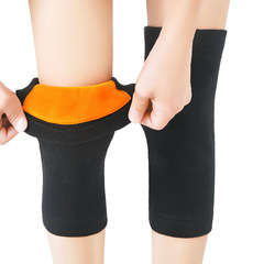 Winter and Autumn Fleece Lined and Thick Warm Keeping Cold Protective Knitted Motorcycle Warm Inner Knee Pads for Men and Women Riding