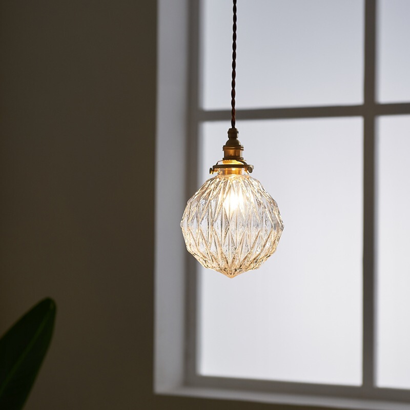 American Japanese Style Retro Brass Glass Nordic Style Decorative Creative Homestay Bar Restaurant Lamp Bedroom Bedside Small Chandelier American Japanese Style Retro Brass Glass Nordic Style Decorative Creative Homestay Bar Restaurant Lamp Bedroom Bedside Small Chandelier