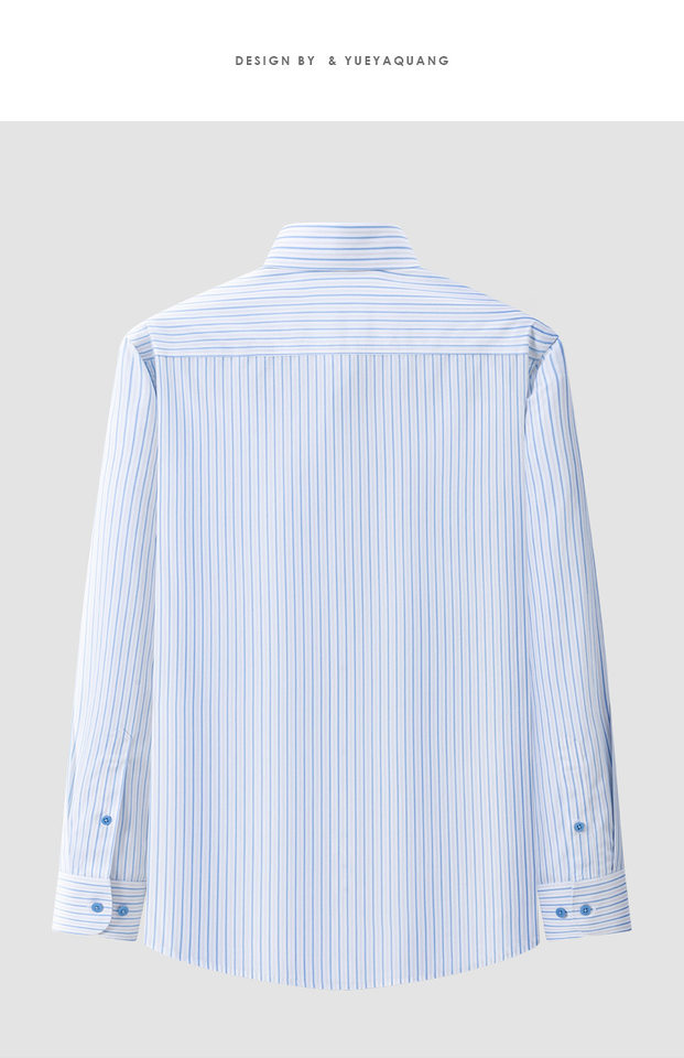Áo sơ mi nam dài tay 100% cotton 200 sợi chống nhăn họa tiết kẻ sọc kẻ caro phong cách công sở — Họa tiết kẻ caro hồng đào - Tay dài - Cổ cài khuy 301, Kẻ caro nâu xanh - Dài tay - Cổ cài khuy 309, Kẻ sọc xanh lá - Tay dài - Cổ cài khuy 307, Lan Tiểu Cát - Áo dài tay - Cổ cài khuy 308 chi tiết 31