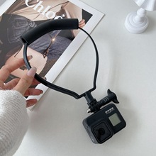 适用GOPRO挂脖支架适用运动相机拍摄小巧轻便第一视角解放双手360