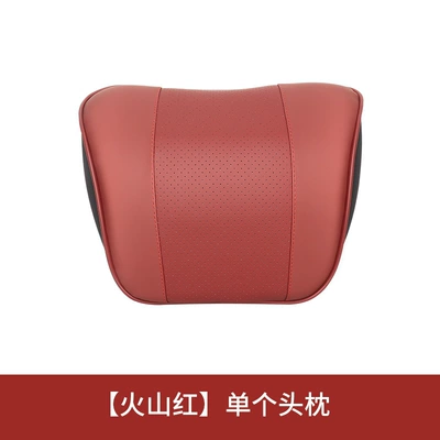 Car Car Seat Car Cervical | Headrest - unlabeled-burgundy-headrest-comfortable-neck-protector