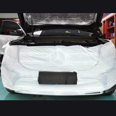 Suitable for Milky White Pe Protective Film, Car Repair, Spray Paint, Maintenance Protective Film, Headlight Modification Construction Protection (Car headlight protective film) - 50cm-100m-default-item