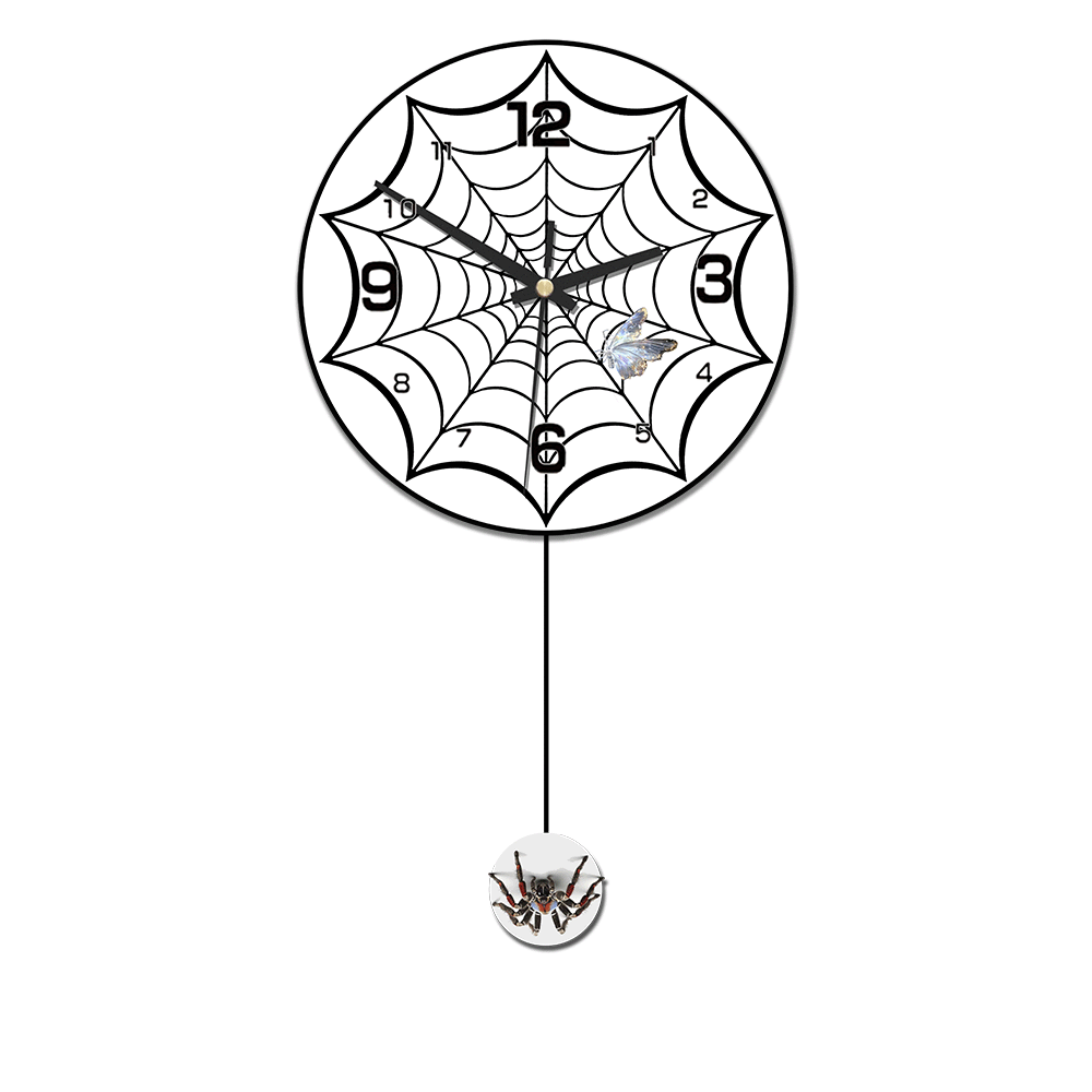 蜘蛛网挂钟设计 拷贝