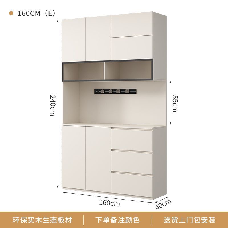 Gabinete de comedor de madera maciza contra la pared todo en un armario de vino de madera maciza sala de estar almacenamiento multifuncional gabinete de cocina