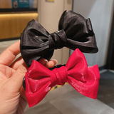 Заколка-крабик с бантиком, заколка для волос, аксессуар для волос, шпильки для волос, популярно в интернете, фиксаторы в комплекте