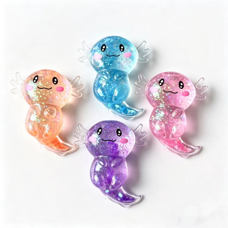 In-Stock Maltose Stress-Relief Toy, Axolotl Hexagonal Dinosaur, Cross-Border Creative Toy, Novelty Toy Wholesale