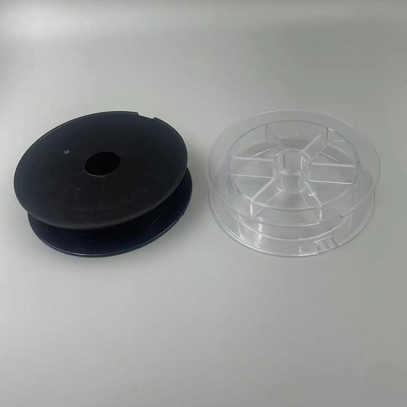 跨境热销PS料100米鱼线绕线盘塑料线轴文玩串珠线分装线轴 工字轮