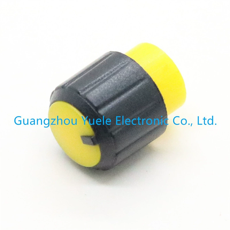 Регулировочный колпачок для потенциометра F10*13 мм, двухцветный пластиковый, с выпуклым стержнем, для частотного преобразователя, регулятор скорости