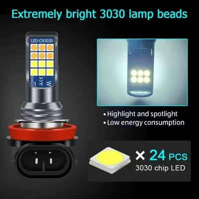 Led Dual-Color Flashing Fog Fog lamp