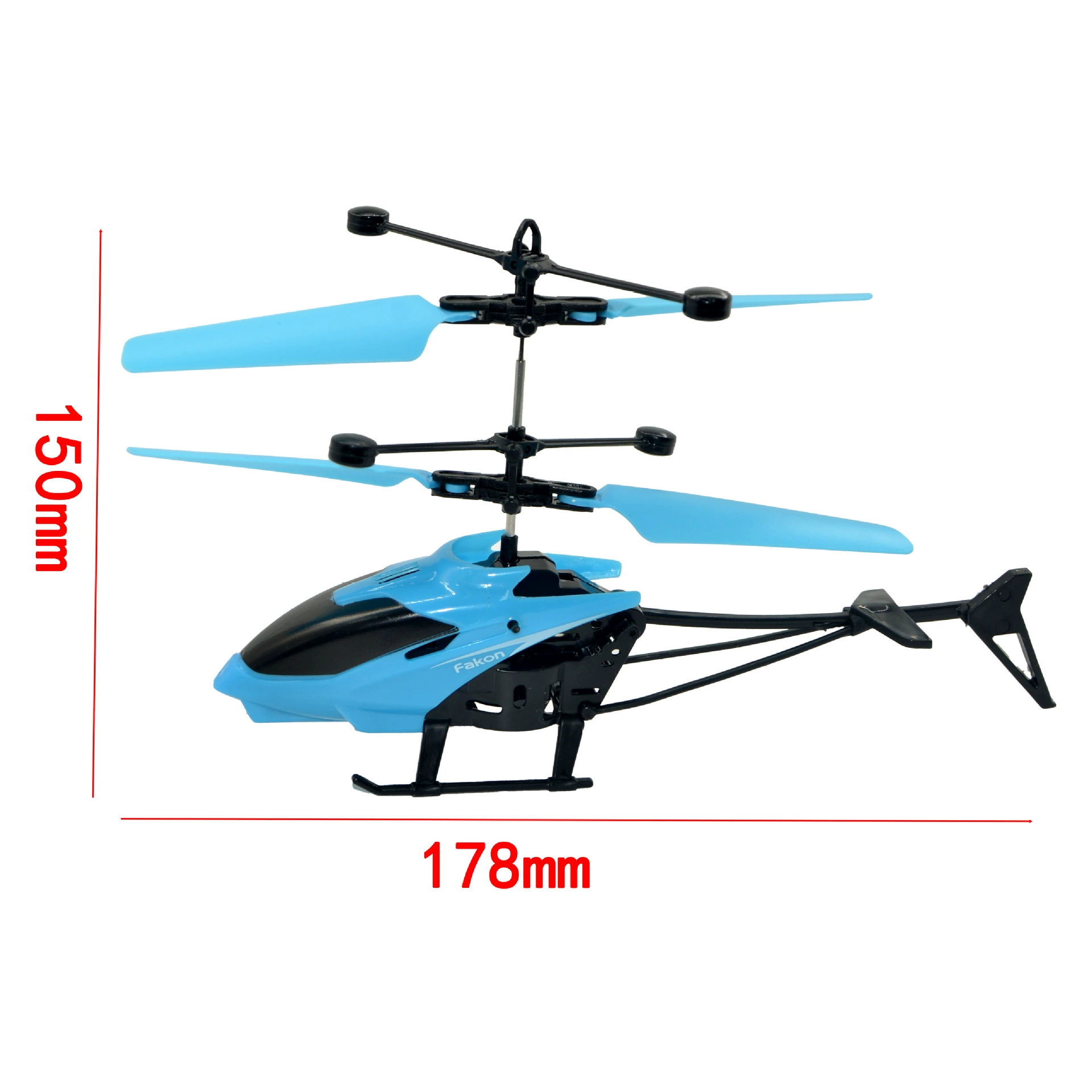 Induction helicopter, airplane, toy, shatterproof drone for students