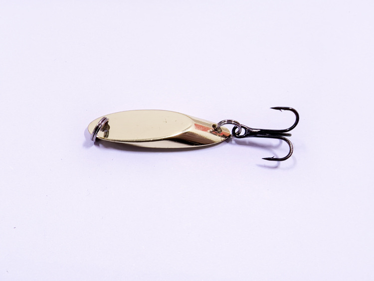 Small bevel cut sequin gold 5.5g/3.5cm