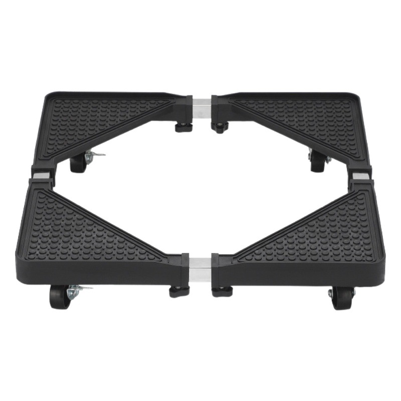 Universal lavadora soporte de base aumentada telescópica móvil polea de almacenamiento rack trípode hogar rodillo refrigerador soporte