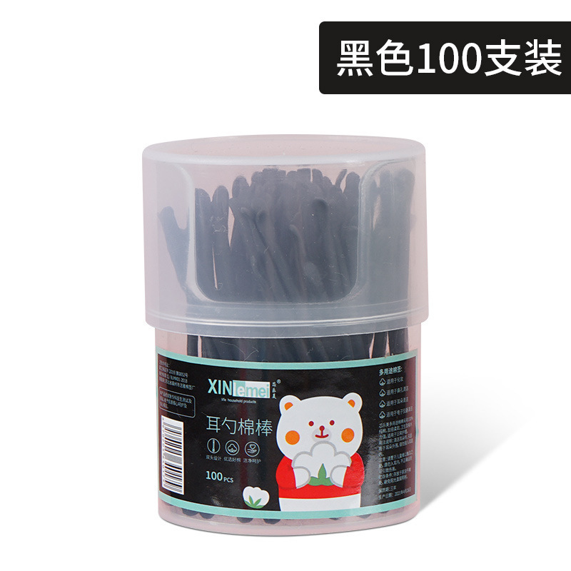 耳かきスプーン綿棒二合一家庭用児童清潔双用耳かき棒耳かき棒耳かき神器美容化粧|undefined