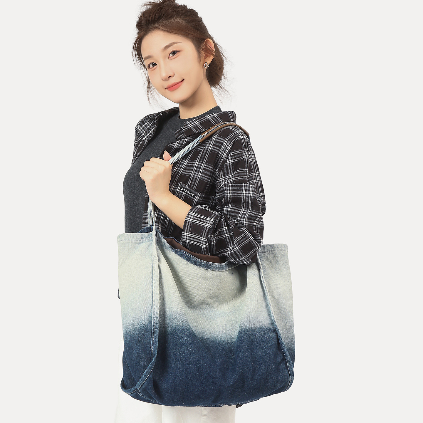 Tie Dye Cosmetic Pouch Travel Makeup Storage Bag Boho Style_voghion.com