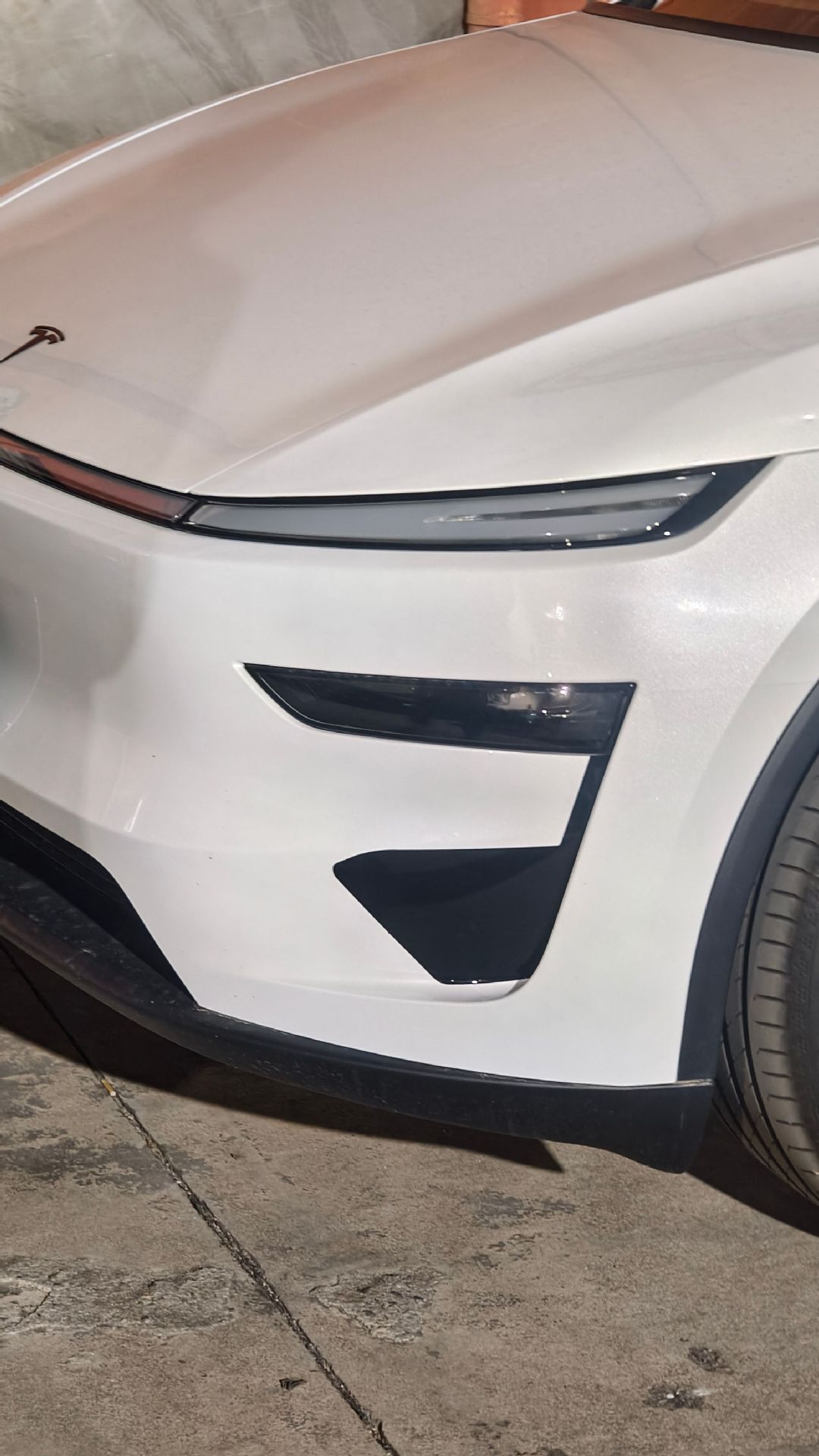 Suitable for Tesla's New Version Model Y/Yl Imitation P Version Air Vent Film Tpu Front and Rear Bumper Film Modification Accessories