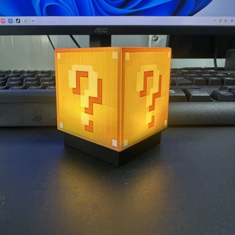 Minecraft ブロックナイトライト充電ゲームデスクトップ装飾品装飾雰囲気ライト子供のおもちゃの誕生日ギフト|undefined