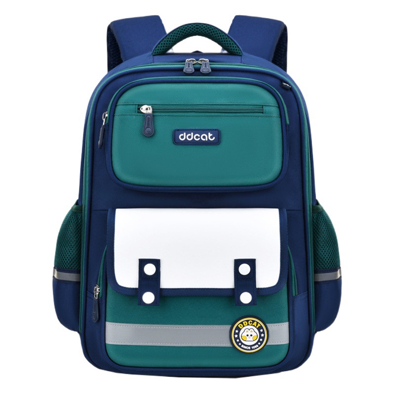 [Tablero de película de presión 3D] Dingdang CAT estudiante de escuela primaria mochila masculina guapo reducción de carga niños entrega al por mayor 2024 Nuevo