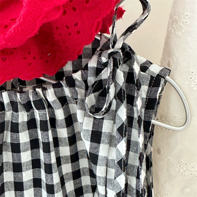 Summer children's belt, dress with sleeves sleevless