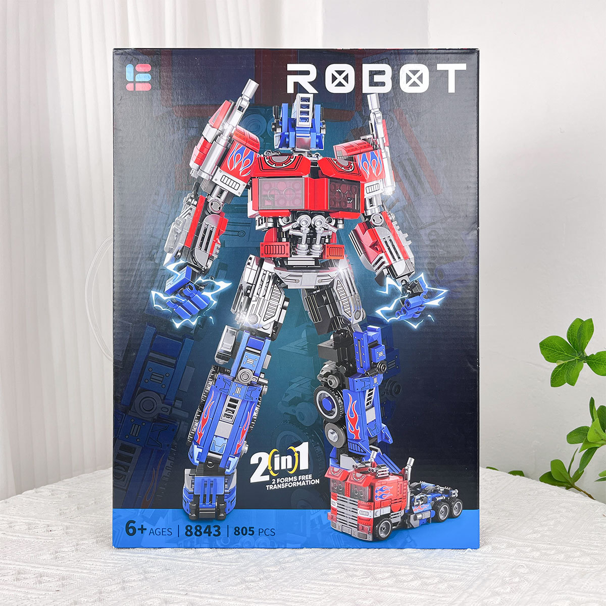Optimus Mecha compatible con juguetes de bloques de construcción LEGO Wasp deformación puzzle modelo de ensamblaje de agencia de matrícula regalo