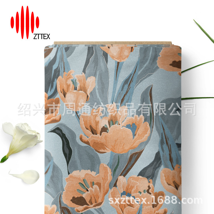 ZTTEX 包工包料 柔软 免费采样 汗布涤棉印花