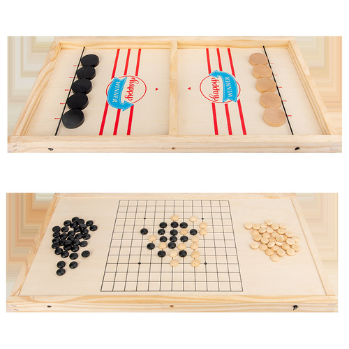 Cross-border catapult chess, the same toy, double catapult chess interactive board game, parent-child desktop battle catapult toy