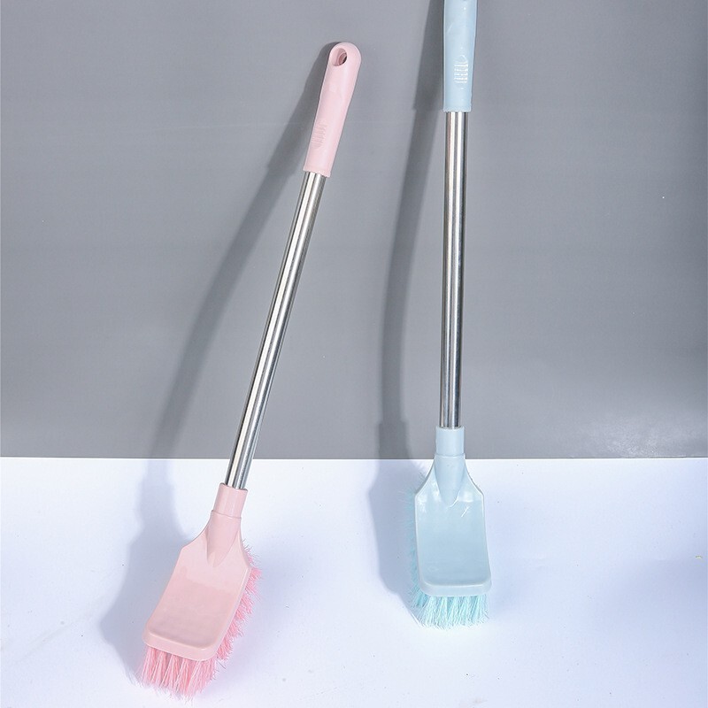 Clean energy arc toilet brush household bathroom brush long handle to dead angle soft hair 57cm color random 7301