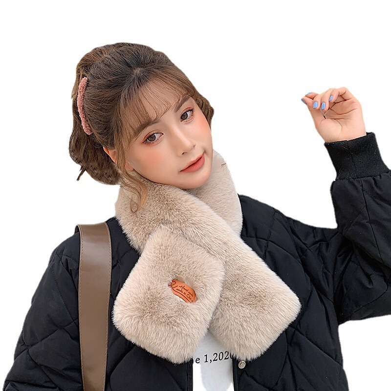 韓国版の毛の襟は首を囲んで冬の新型の保温のマフラーの女性の首をかばってかわいいです。|undefined