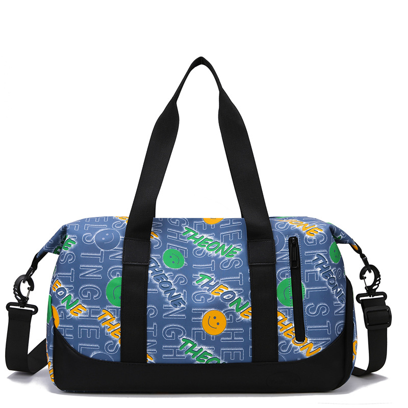 Nueva letra de moda bolso de viaje de moda bolso de mano ligero bolso antiespiración bolso de ejercicio bolso de yoga para mujeres