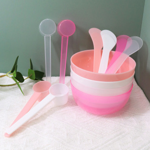 Beauty Mask Tool Bowl, Mask Mixing Stick, Plastic Measuring Spoon, Beauty Spa Tool, Beauty Bowl, Mask Spoon, Stirring Stick Set