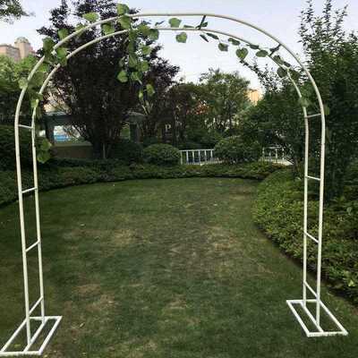 Iron art arch Flower trellis Climbing frame Garden Flower art grape Chinese rose Loofah Market Promotion goods shelves decorate Shelf