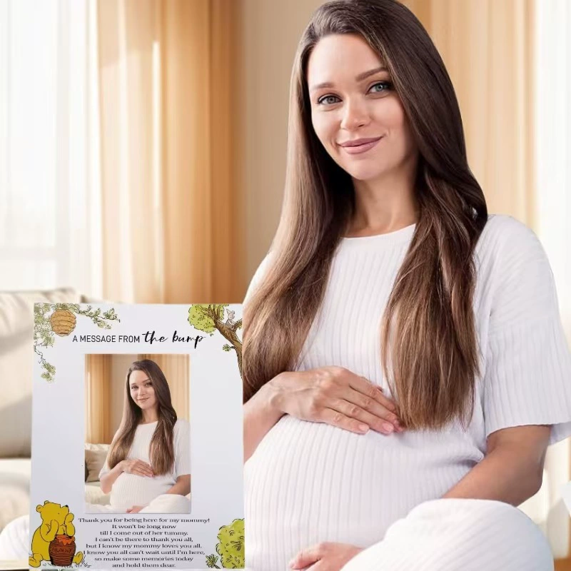 Трансграничная горячая распродажа деревянная фоторамка милый медвежонок памятная фотография комната декоративная фоторамка