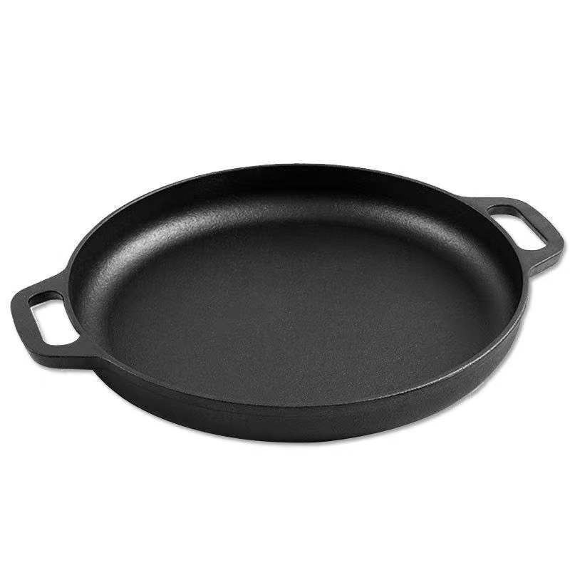卸売鉄板焼きプレート家庭用グリルプレート電気バーベキュープレート鋳鉄カセットストーブ屋外キャンプフライパン商業|undefined