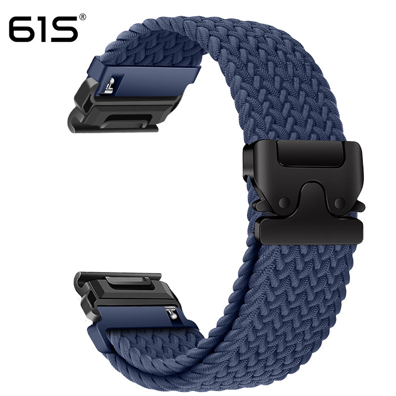 61S适用Garmin佳明飞耐时Fenix8/7XPro/955/965 弹力伞扣编织表带|undefined