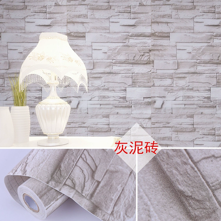 Self-adhesive Wallpaper Roll PVC, 45 cm × 9.8 m, peel-and-stick decorative brick patterns