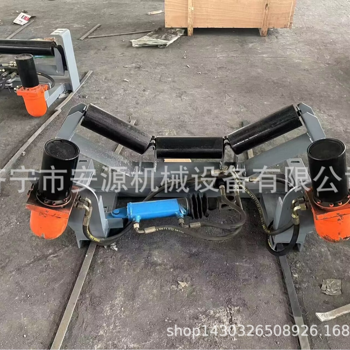 皮带液压上纠偏装置  矿山自动纠偏装置  输送机自动纠偏装置