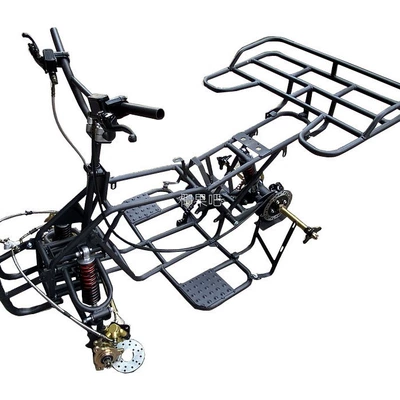 Four-wheel off-road motorcycle parts: Little Mars ATV complete vehicle frame, body frame, footrest, and rear axle assembly