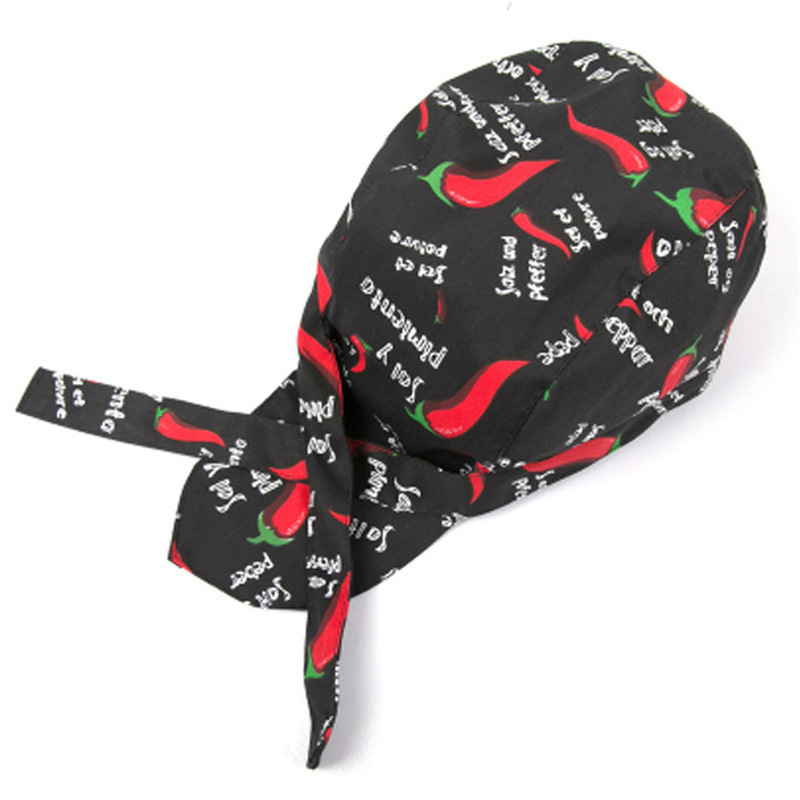 Catering Staff Chef Hat Turban Work Hat Men and Women Western Restaurant Japanese Waiter Pirate Hat Korean Baotou Hat