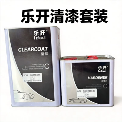 Directly supplied by the manufacturer: Le Kai Paint Car Clear Coat Set 5L+2.5L Curing Agent, specialized for whole car renovation, wholesale (Avtomobil boyası) - le-kai-clear-varnish-set-5lbarrel-25lbarrel-liquid-paint