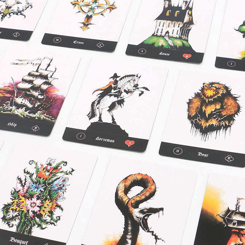 Cartas de tarot oráculo rui nian li nuo man versión en inglés_voghion.com