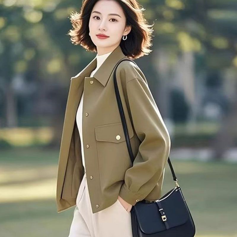 超好看休闲百搭大码薄外套冲锋衣女款2025新款独特漂亮初春高级感|undefined