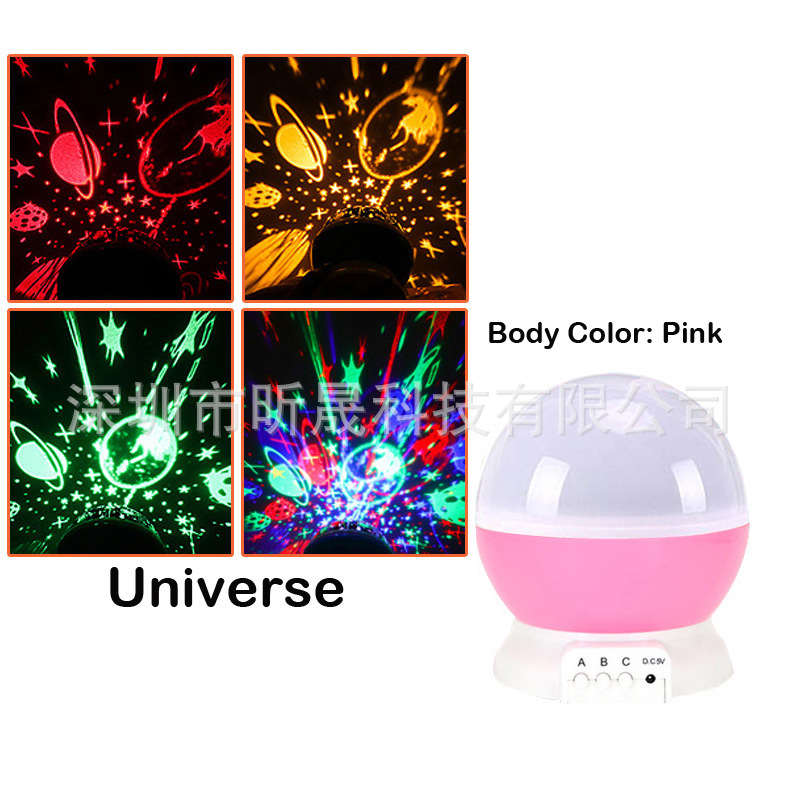 子供のギフト寝室のベッドサイドテーブルランプナイトライト Bluetooth スピーカー星空ランプハッピーバースデープロジェクター雰囲気ライト|undefined