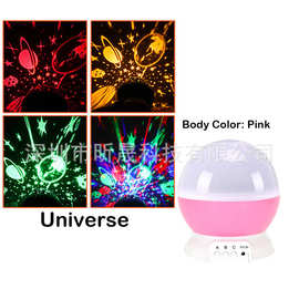儿童礼物卧室床头台灯小夜灯蓝牙音箱星空灯生日快乐投影仪氛围灯