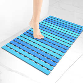 跨境热销浴室防滑垫进门门口可拼接踏脚地垫儿童洗手间耐脏垫子