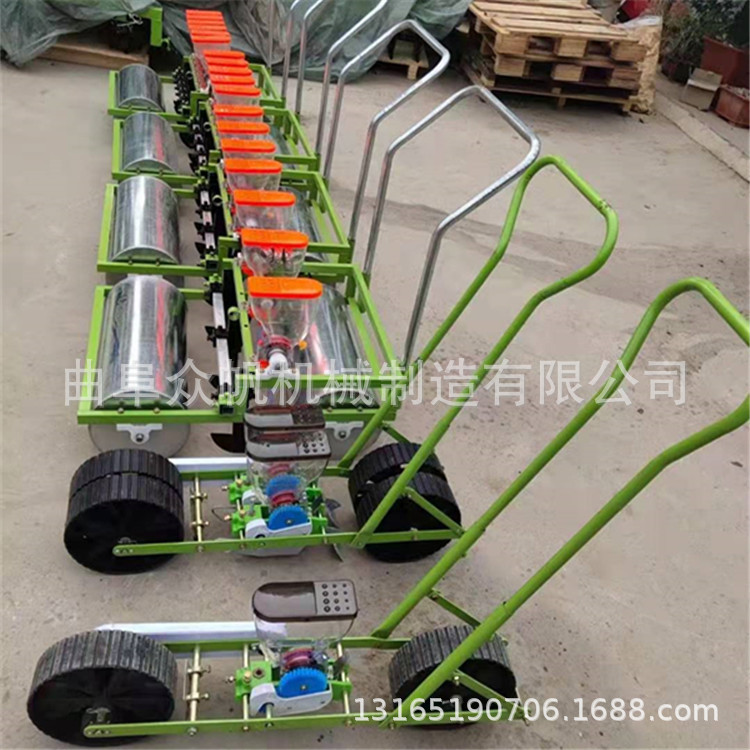 电动蔬菜辣椒播种机自走式空心菜播种机谷子播种施肥机