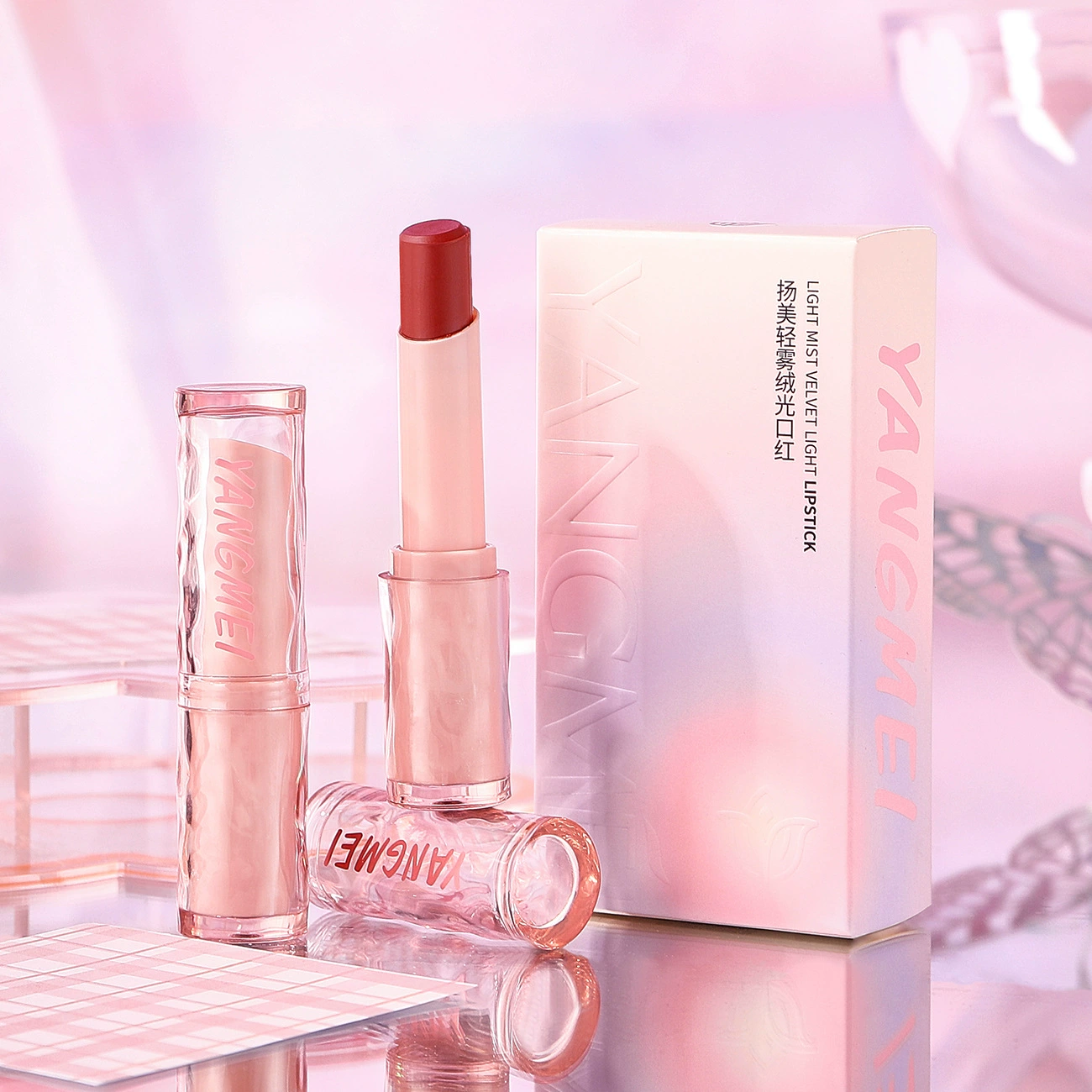 扬美 Lipstick, makeup primer, lip care, wholesale