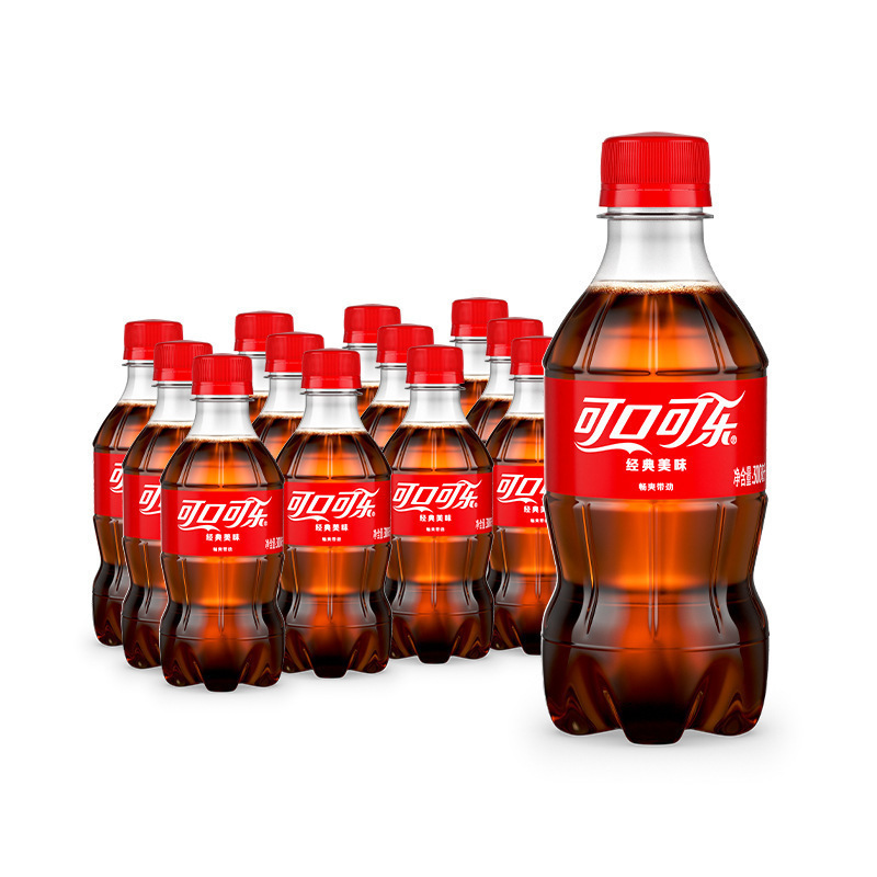 可口可乐雪碧碳酸饮料汽水300ml*12瓶芬达果粒橙整箱迷你瓶装批发|undefined