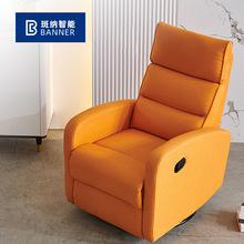 新款单人位手动功能沙发现代简约电动可摇晃午休功能绒布沙发躺椅