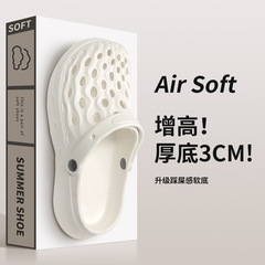 Summer hole shoes for men and women, sports, outdoor wear, stylish anti-slip couple sandals, direct factory supply from cross-border.