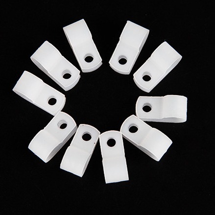 供应直径 R16mm r型塑料线夹 尼龙R型固定线夹 塑料压线扣线卡